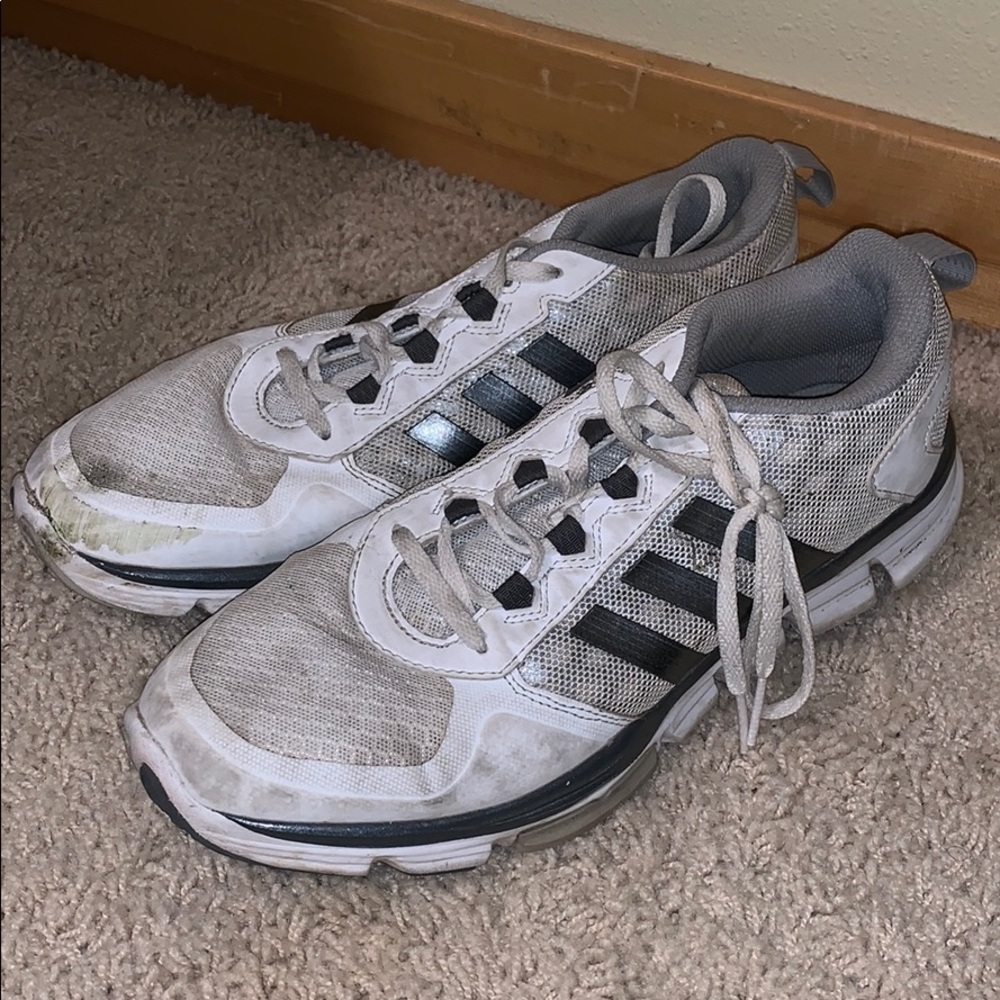 White Adidas Running Shoes